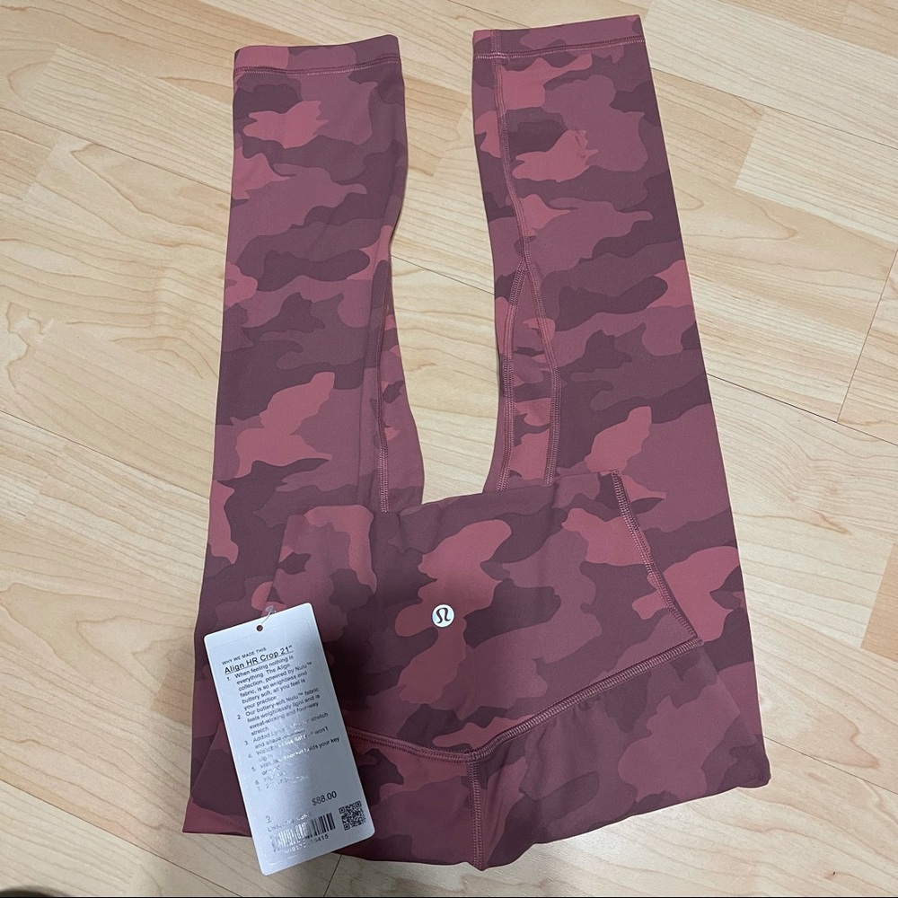 Lululemon Align Crop 21” Size 2